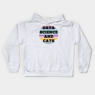 Data Science and Cats. Cat lovers Kids Hoodie